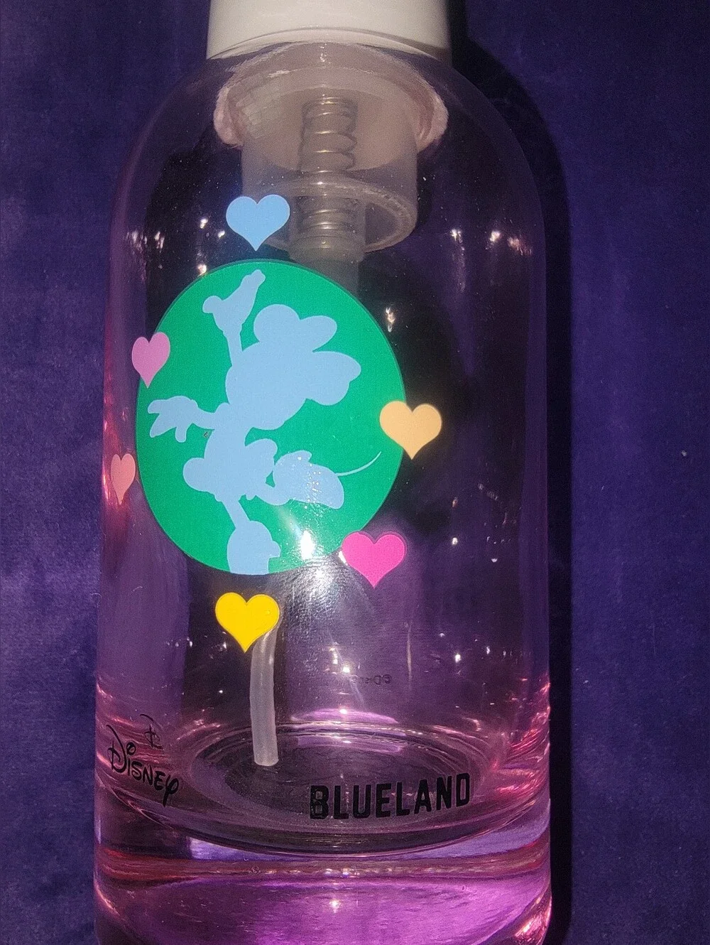 Minnie Mouse Blueland Glass Soap Dispenser